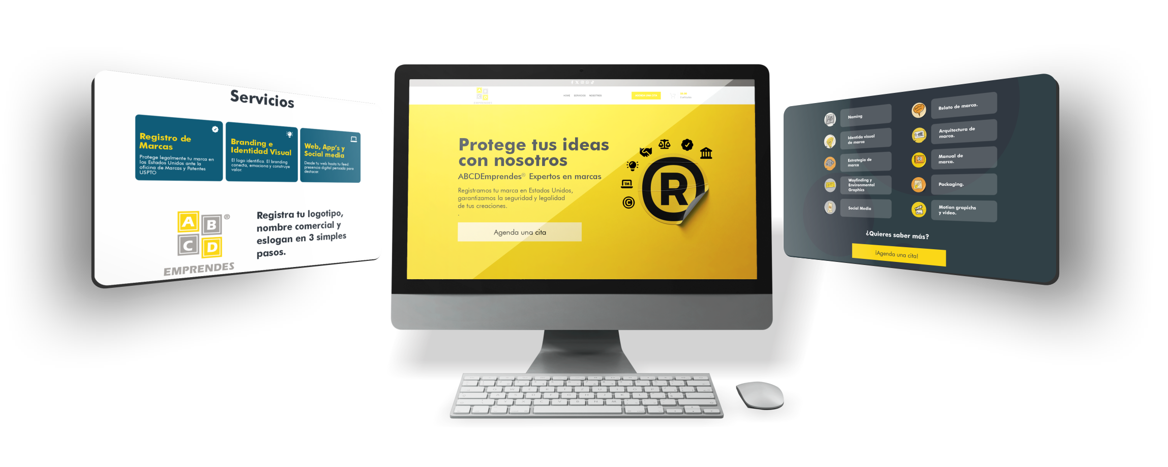 Servicios UI mockup