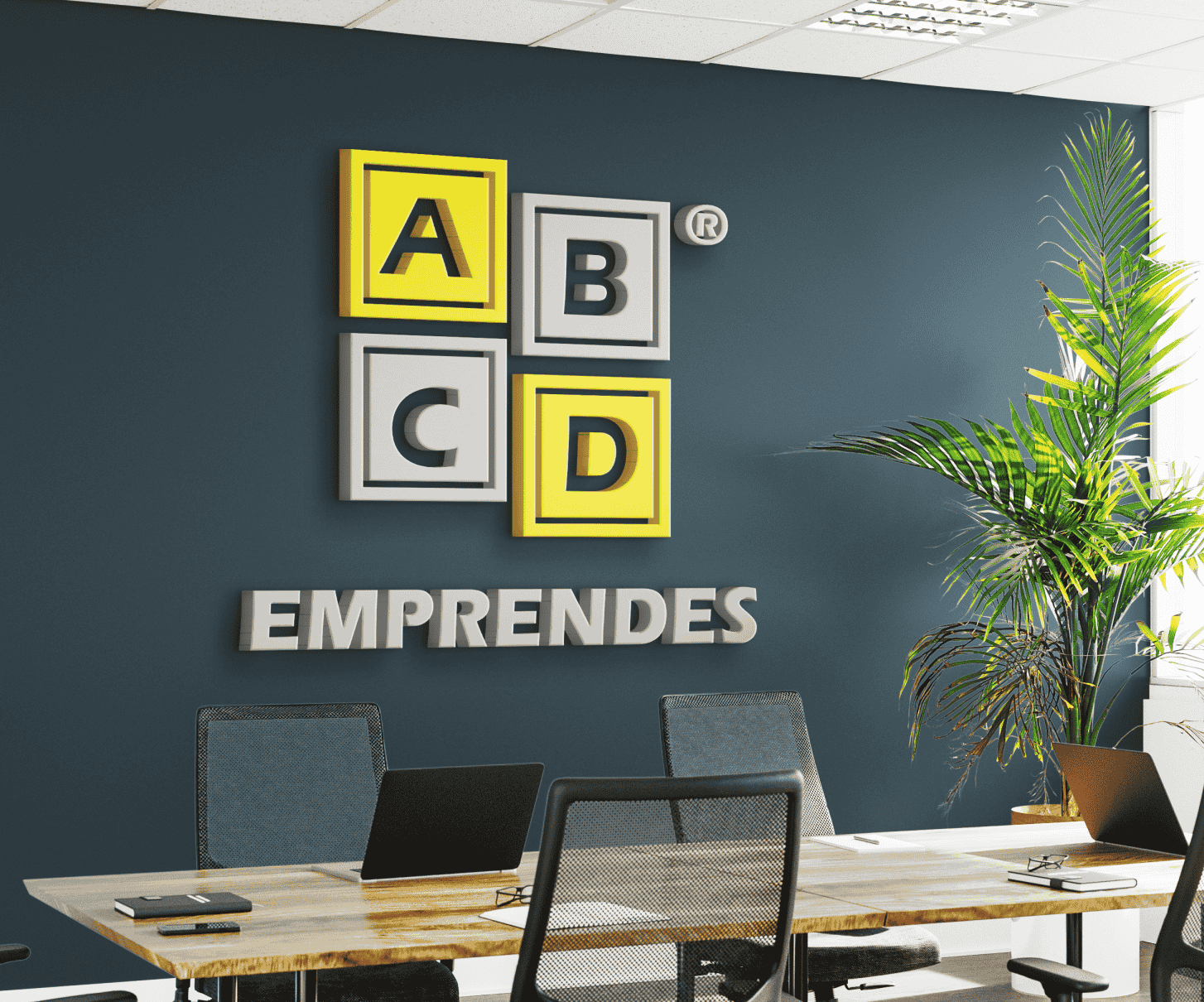 Tarjetas de presentación ABCD Emprendes